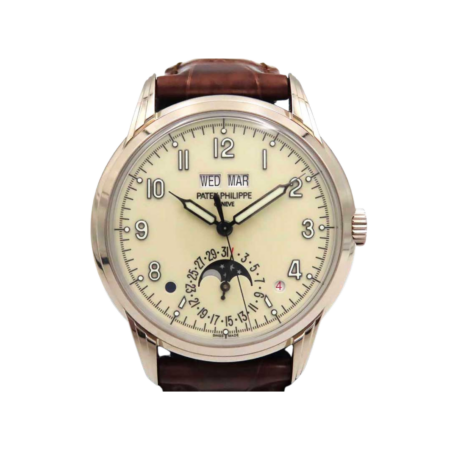 Patek Philippe Perpetual Calendar White Gold Ivory Arabic Dial 5320G-001
