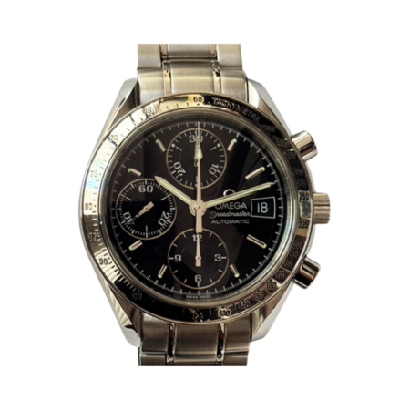 Omega Speedmaster Date Stainless-Steel Black Dial 3513.5