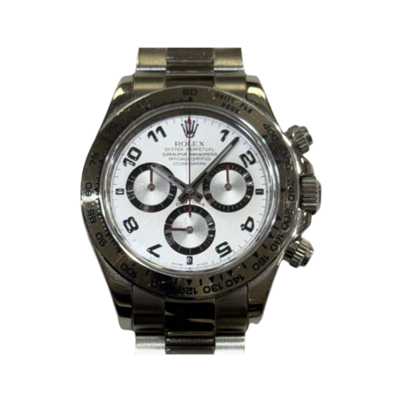 Rolex Daytona White Gold Silver Dial 116509