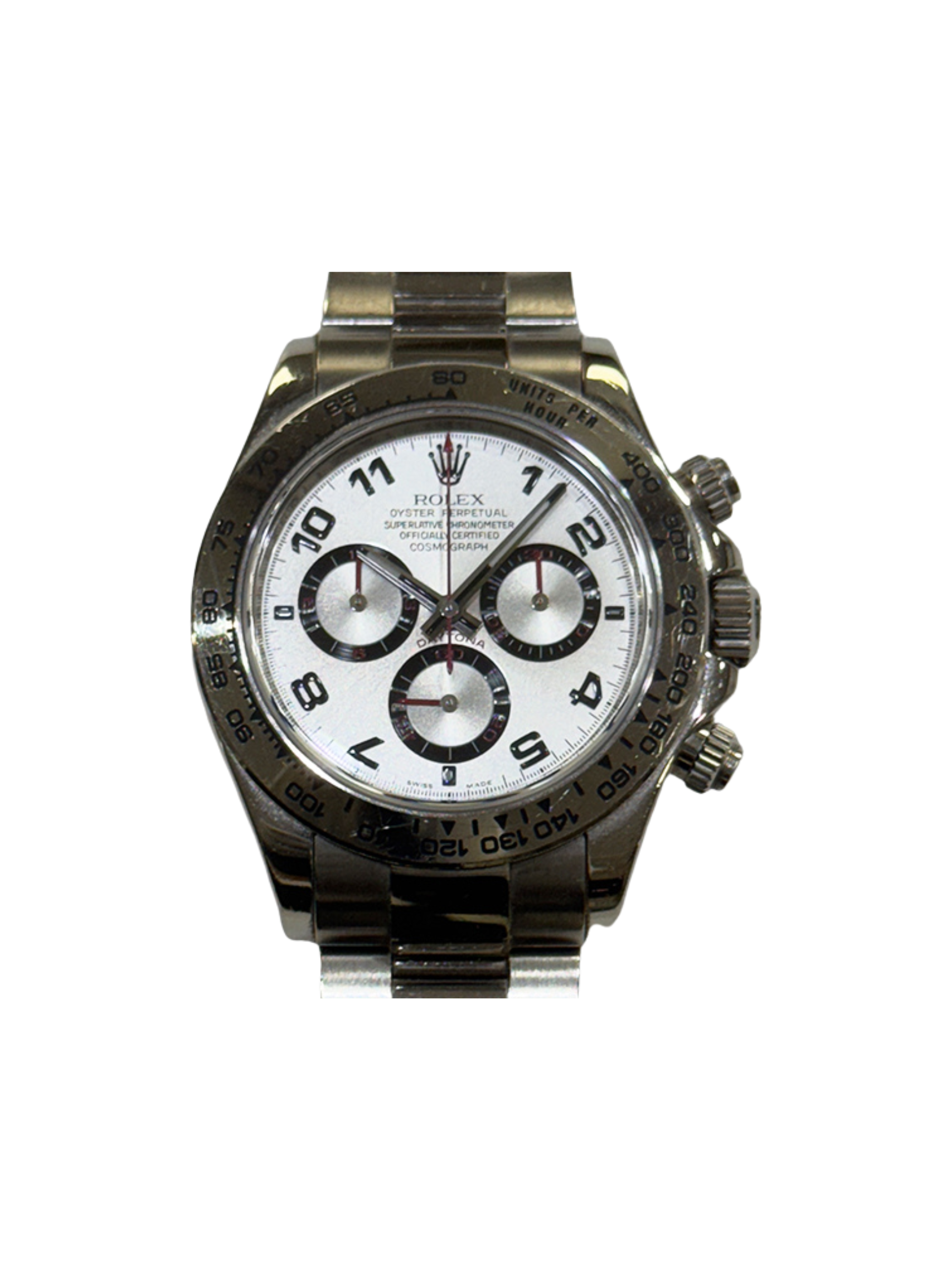 Rolex Daytona White Gold Silver Dial 116509
