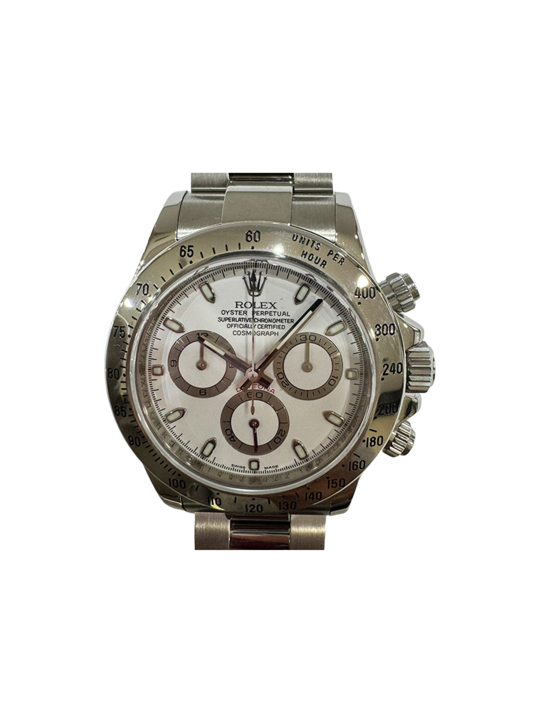 Rolex Daytona Stainless Steel White Dial 116520
