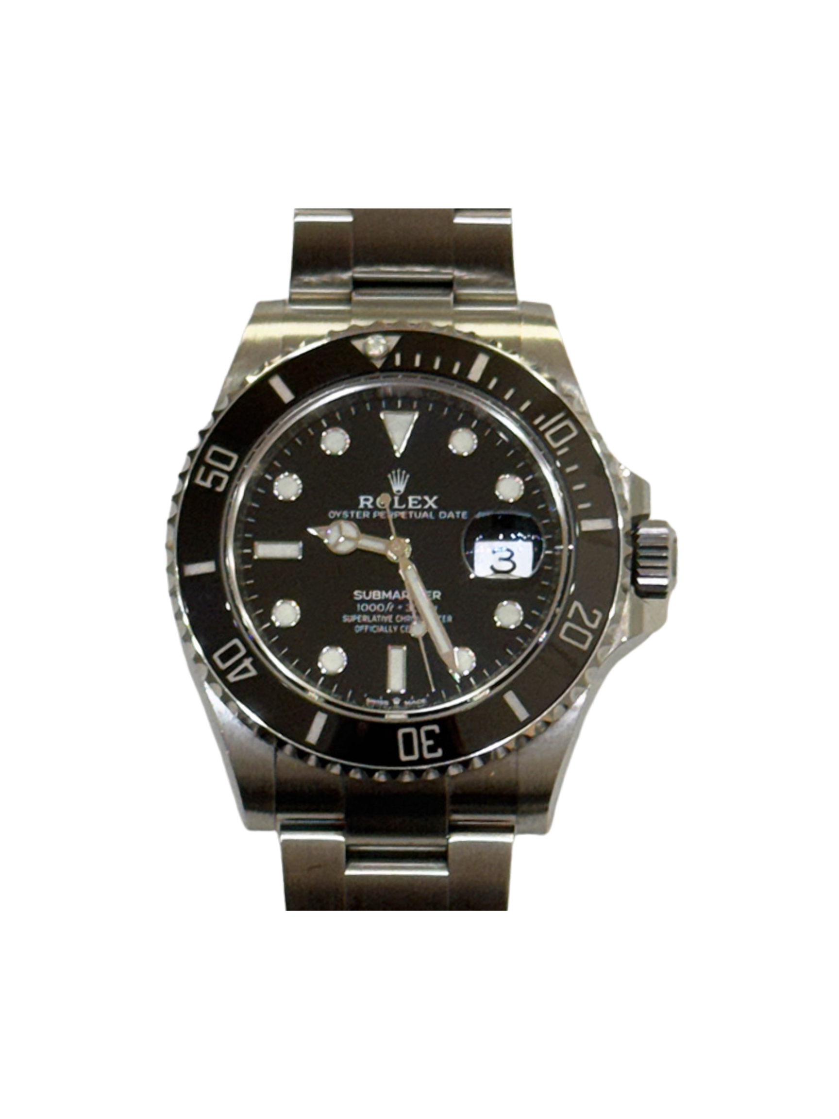 Rolex Submariner Date Black Bezel Stainless Steel Black Dial 126610LN