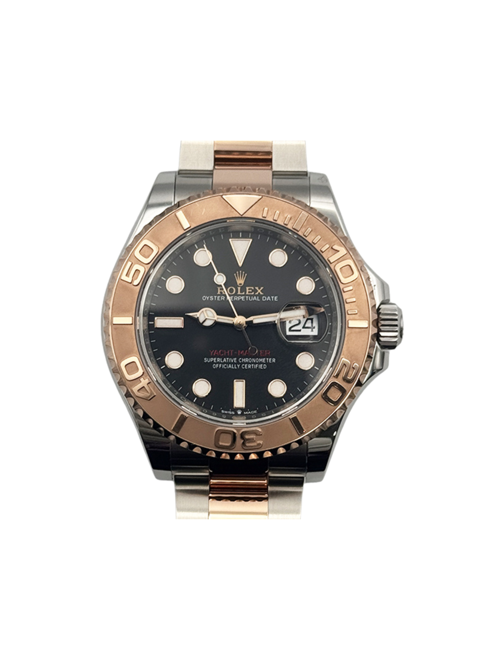 Rolex Yacht-Master 40 Rose Gold and Stainless Steel with Black Dial 126621