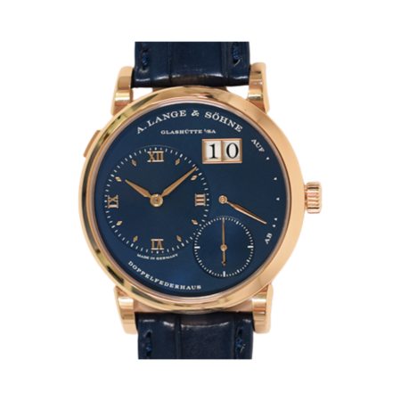 A. Lange & Söhne Lange 1 Limited Edition Rose Gold Blue Dial 191.063
