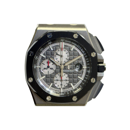 Audemars Piguet Royal Oak Offshore Chronograph Titanium Ceramic Bezel Grey Dial 26400IO.OO.A004CA.01.A
