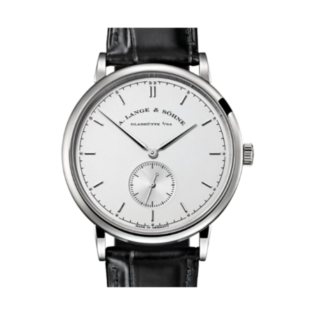 A. Lange & Söhne Saxonia White Gold Silver Stick Dial 216.026
