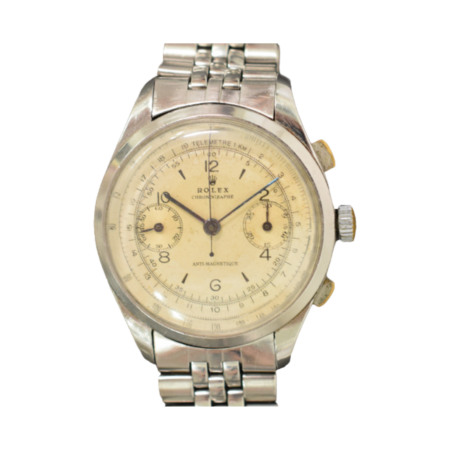 Rolex Chronograph Stainless Steel White Dial 2508