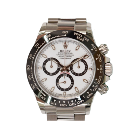 Rolex Daytona Stainless Steel Ceramic Bezel White Dial 116500LN