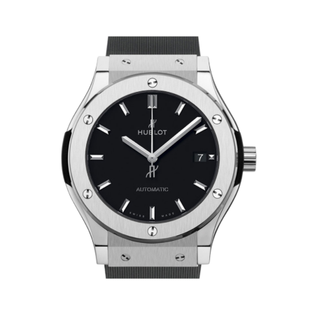 Hublot Classic Fusion 45 Titanium Black Dial 511.NX.1171.RX