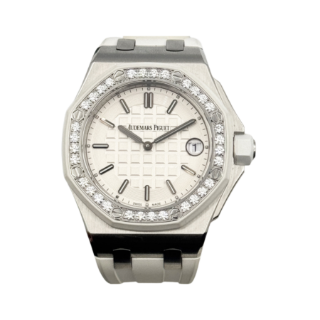 Audemars Piguet Royal Oak Offshore Stainless Steel Diamond-Set White Dial 67540SK.ZZ.A010CA.01