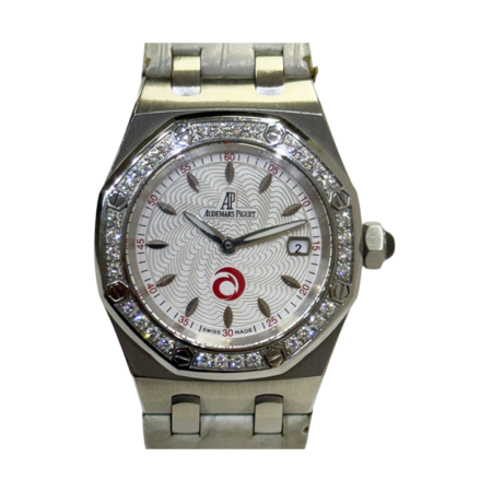 Audemars Piguet Royal Oak Lady Alinghi Limited Edition Stainless Steel White Dial 67611ST.ZZ.D012CR.01