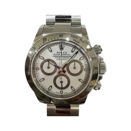 Rolex Daytona Stainless Steel White Dial 116520