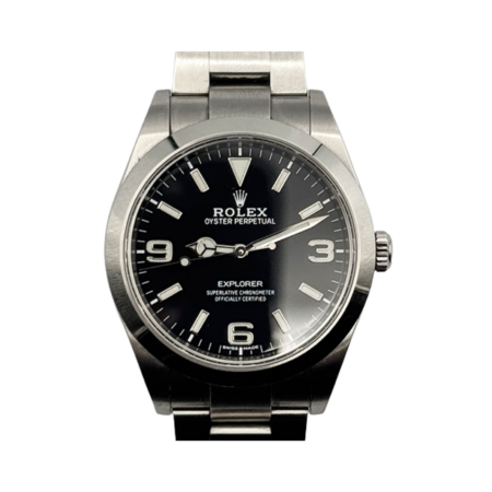 Rolex Explorer Stainless Steel Black Arabic Dial 214270