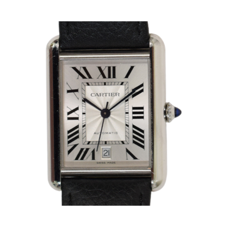 Cartier Tank Must XL Stainless Steel Silver Roman Dial WSTA0040