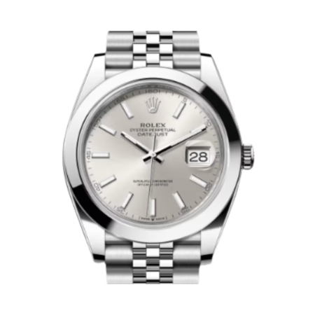 Rolex Datejust Stainless Steel Silver Stick Dial 126300