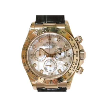 Rolex Daytona White Gold Mother of Pearl Diamond Dial 116519NG