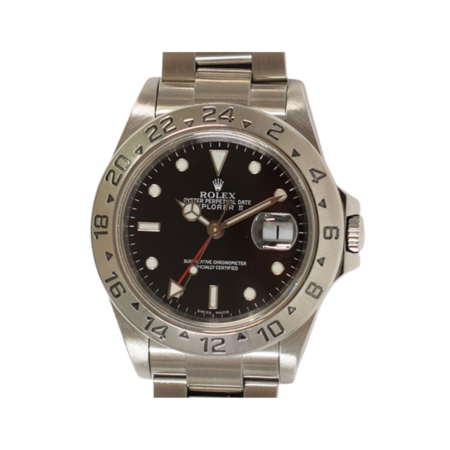 Rolex Explorer II Stainless Steel Black Dial 16570