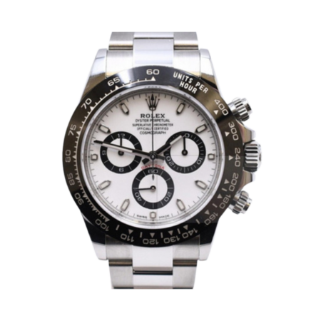 Rolex Daytona Stainless Steel Ceramic Bezel White Dial 116500LN