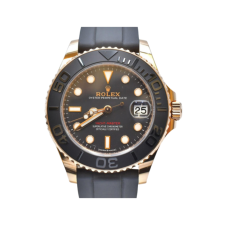 Rolex Yacht-Master 37 Rose Gold and Black Dial 268655