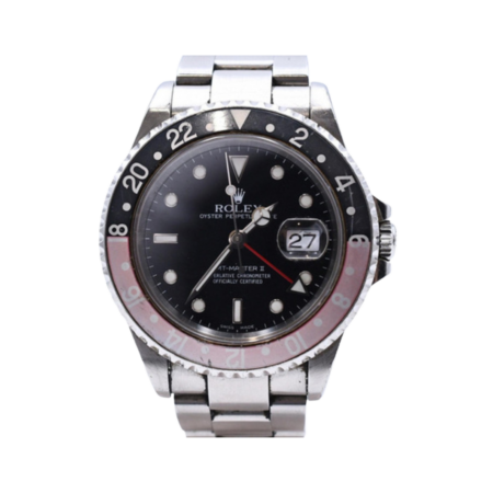 Rolex GMT-Master II Stainless Steel "Coke" Black Dial 16710