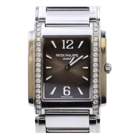 Patek Philippe Twenty~4 Stainless Steel Grey Sundust Dial 4910/1200A-010