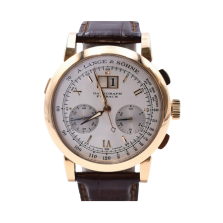 A. Lange & Söhne Datograph Rose Gold Silver Palm Dial 403.032