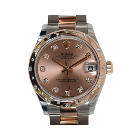 Rolex Datejust 31 Stainless Steel and Rose Gold Pink Diamond Dial 278341RBR