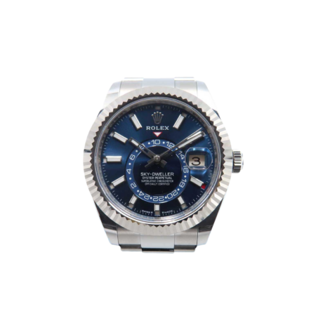 Rolex Sky-Dweller Stainless Steel and White Gold Blue Dial 336934