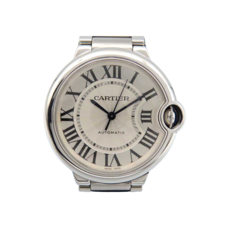 Cartier Ballon Bleu Stainless Steel Silver Roman Dial W6920046