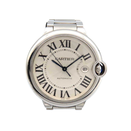 Cartier Ballon Bleu Stainless Steel Silver Roman Dial W69012Z4