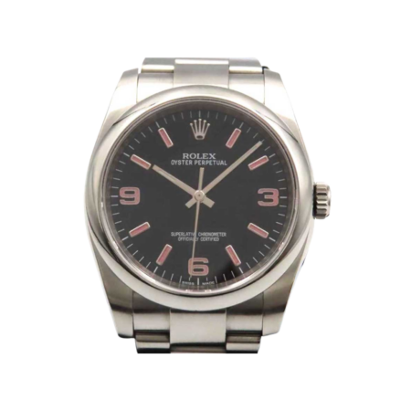 Rolex Oyster Perpetual 36 Stainless Steel Black Arabic Dial 116000