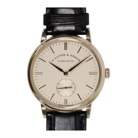 A. Lange & Söhne Saxonia White Gold White Stick Dial 219.026