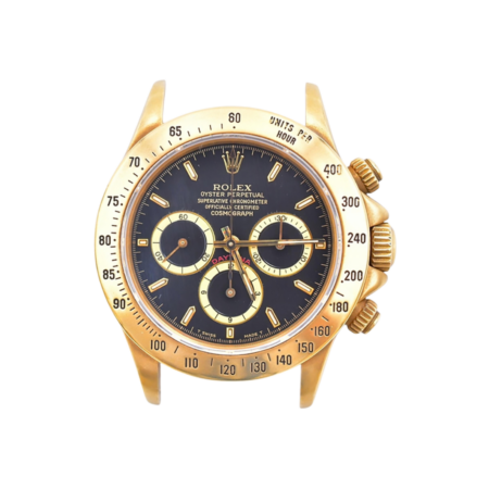 Rolex Daytona "Zenith Movement" Yellow Gold Black Dial 16528