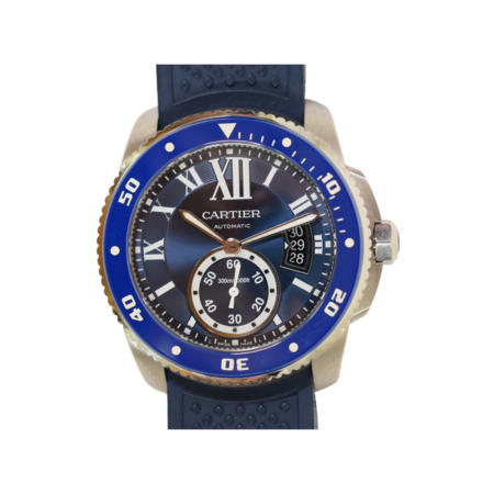 Cartier Calibre De Cartier Diver Stainless Steel Blue Roman Dial WSCA0010