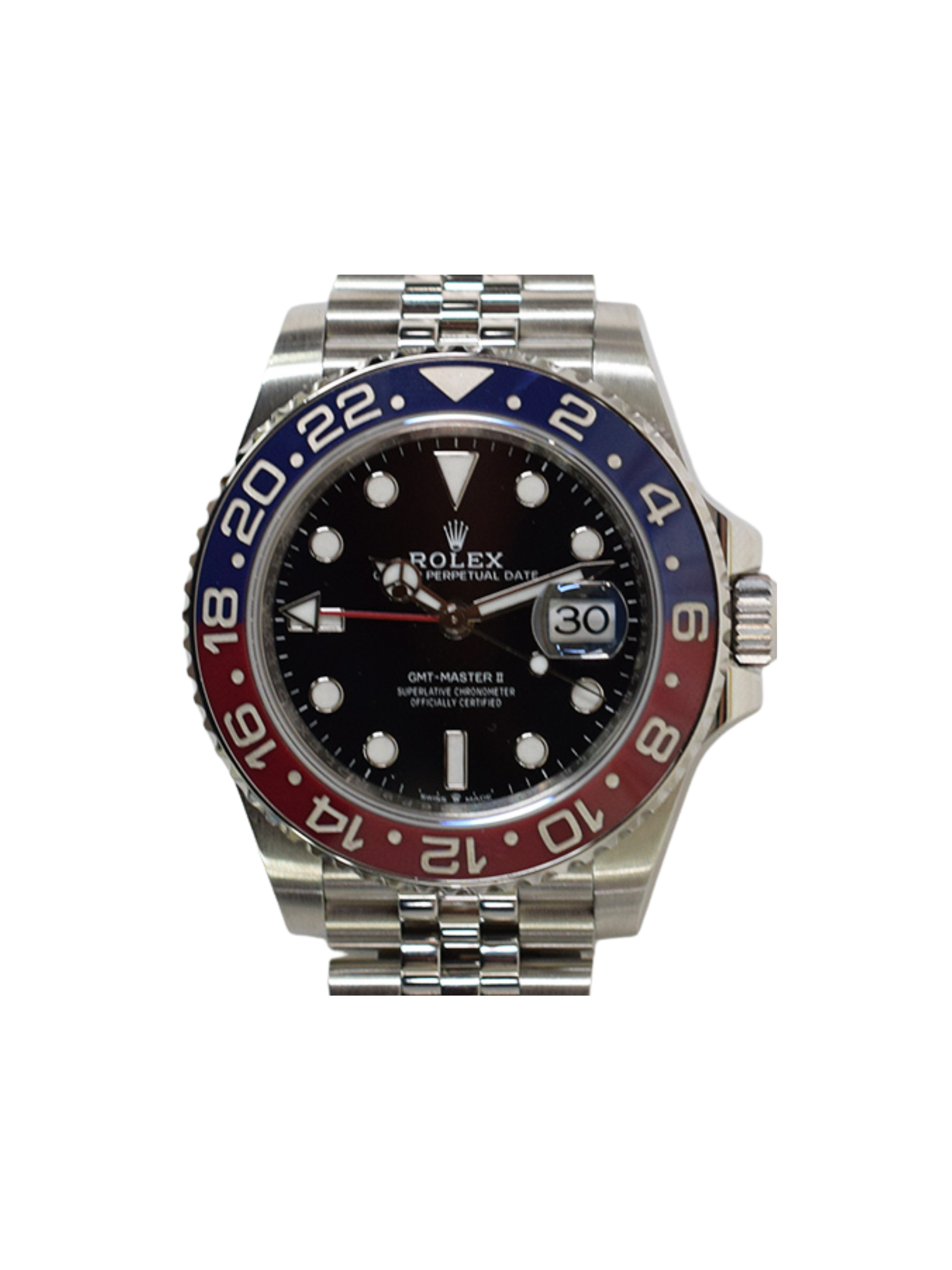 Rolex GMT-Master II “Pepsi” Stainless Steel Black Dial 126710BLRO