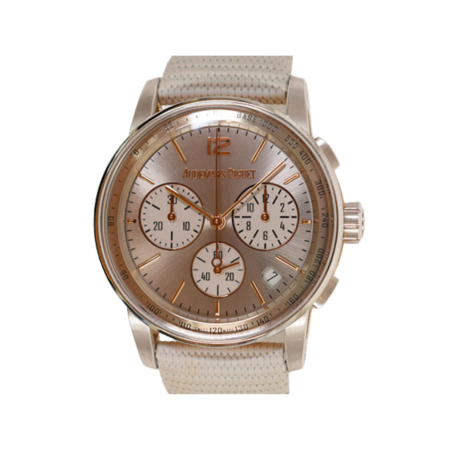 Audemars Piguet Code 11.59 Chronograph 41mm Rose Gold and White Gold Silver Dial 26393CR.OO.A008KB.01