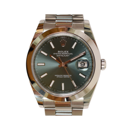 Rolex Datejust 41 Stainless Steel Mint Green Dial 126300
