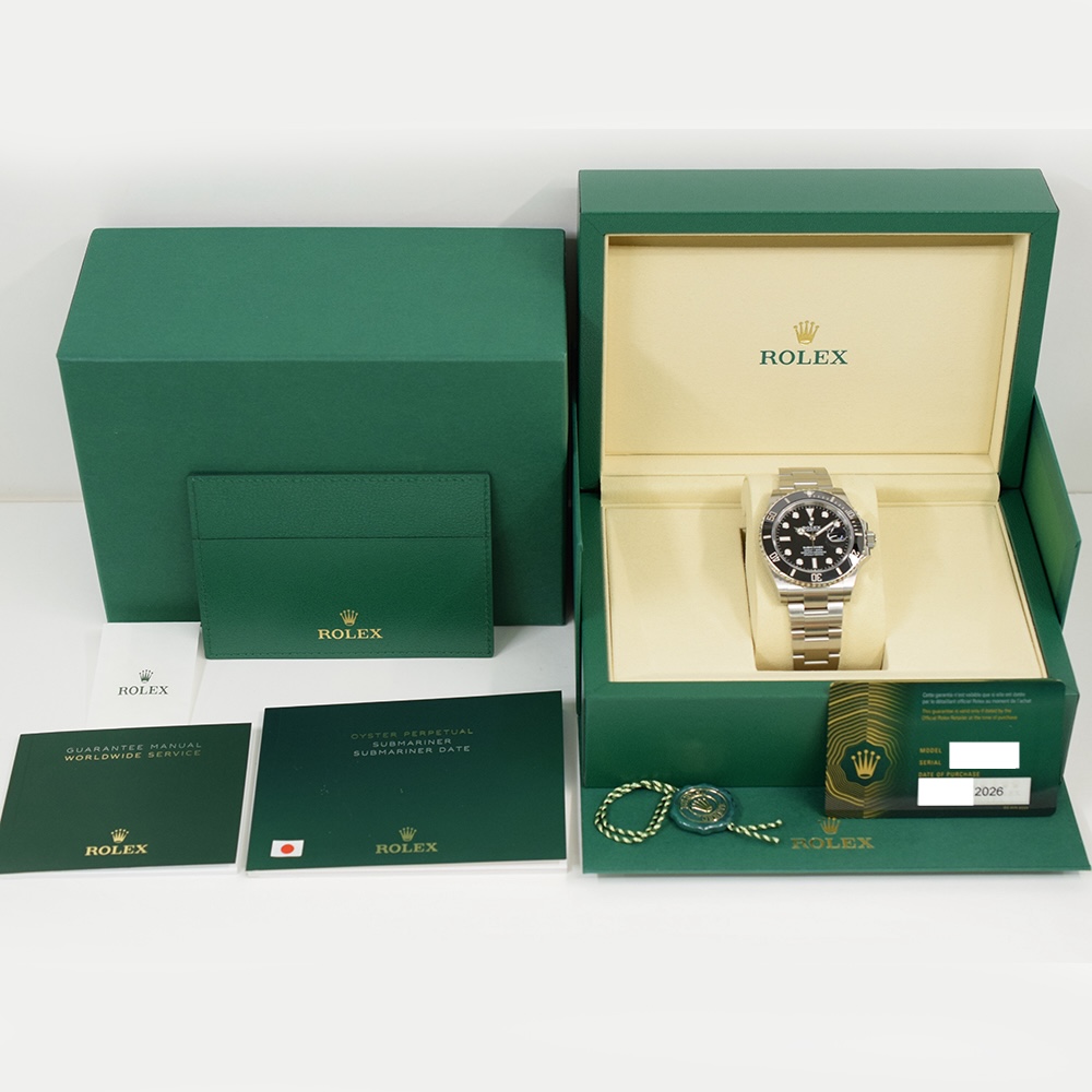 -_-　ラベルセット Rolex Submariner Date Stainless Steel Black Dial 126610LN