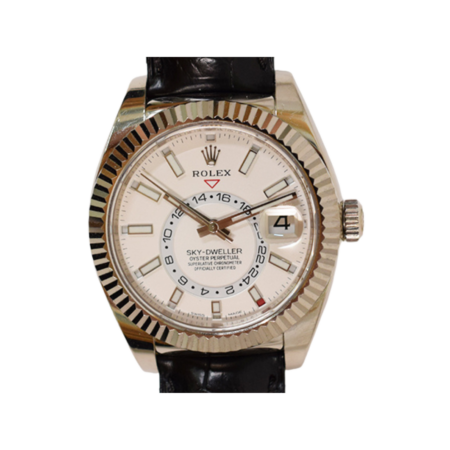 Rolex Sky-Dweller White Gold Silver Dial 326139