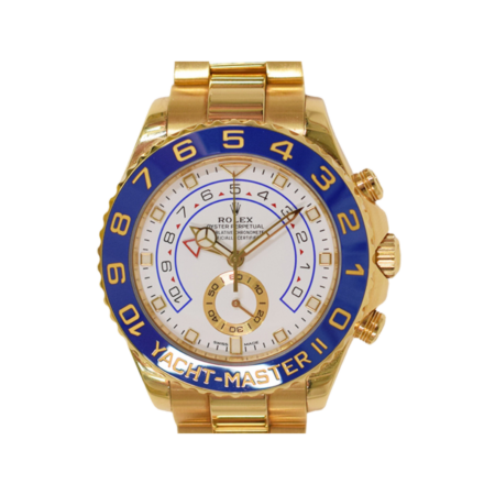 Rolex Yacht-Master II Yellow Gold White Dial 116688