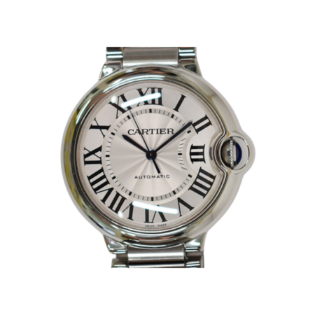 Cartier Ballon Bleu Stainless Steel Silver Roman Dial W6920046