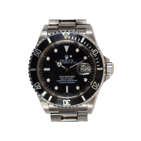 Rolex Submariner Date Stainless Steel Black Dial 16610