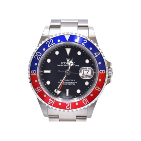 Rolex GMT-Master II "Pepsi" Stainless Steel Black Dial 16710