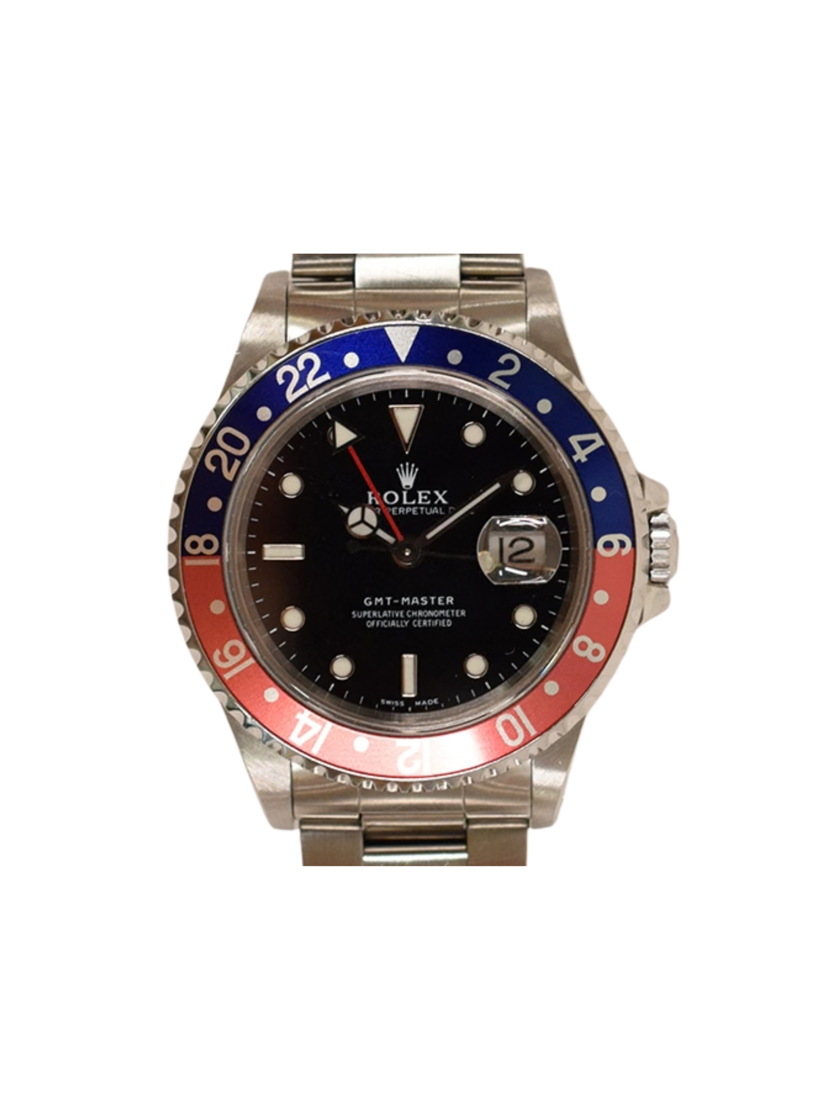 Rolex GMT-Master “Pepsi” Stainless Steel Black Dial 16700