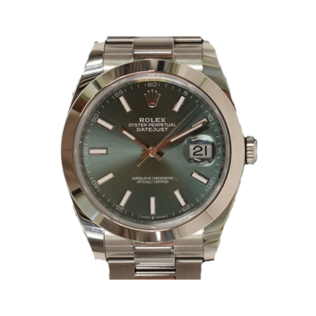 Rolex Datejust 41 Stainless Steel Green Dial 126300