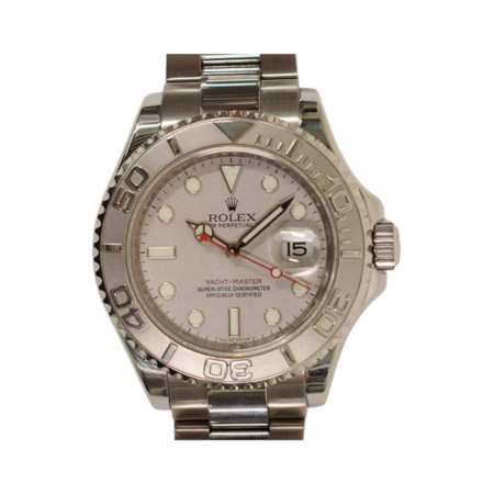 Rolex Yacht-Master 40 Stainless Steel Platinum Dial 16622