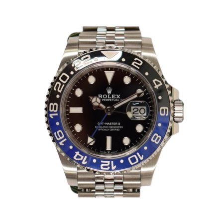 Rolex GMT-Master II Stainless Steel "Batgirl" Black Dial 126710BLNR