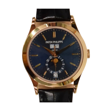 Patek Philippe Annual Calendar Rose Gold Blue Dial 5396R-014