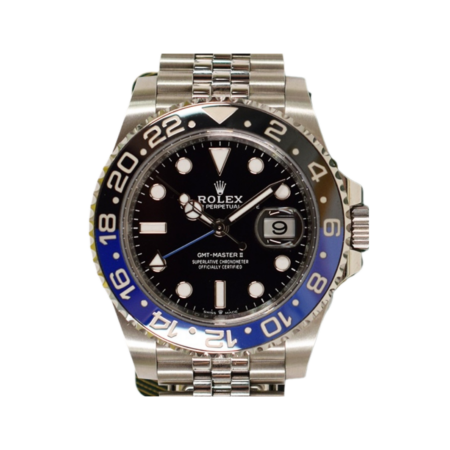 Rolex GMT-Master II Stainless Steel "Batgirl" Black Dial 126710BLNR