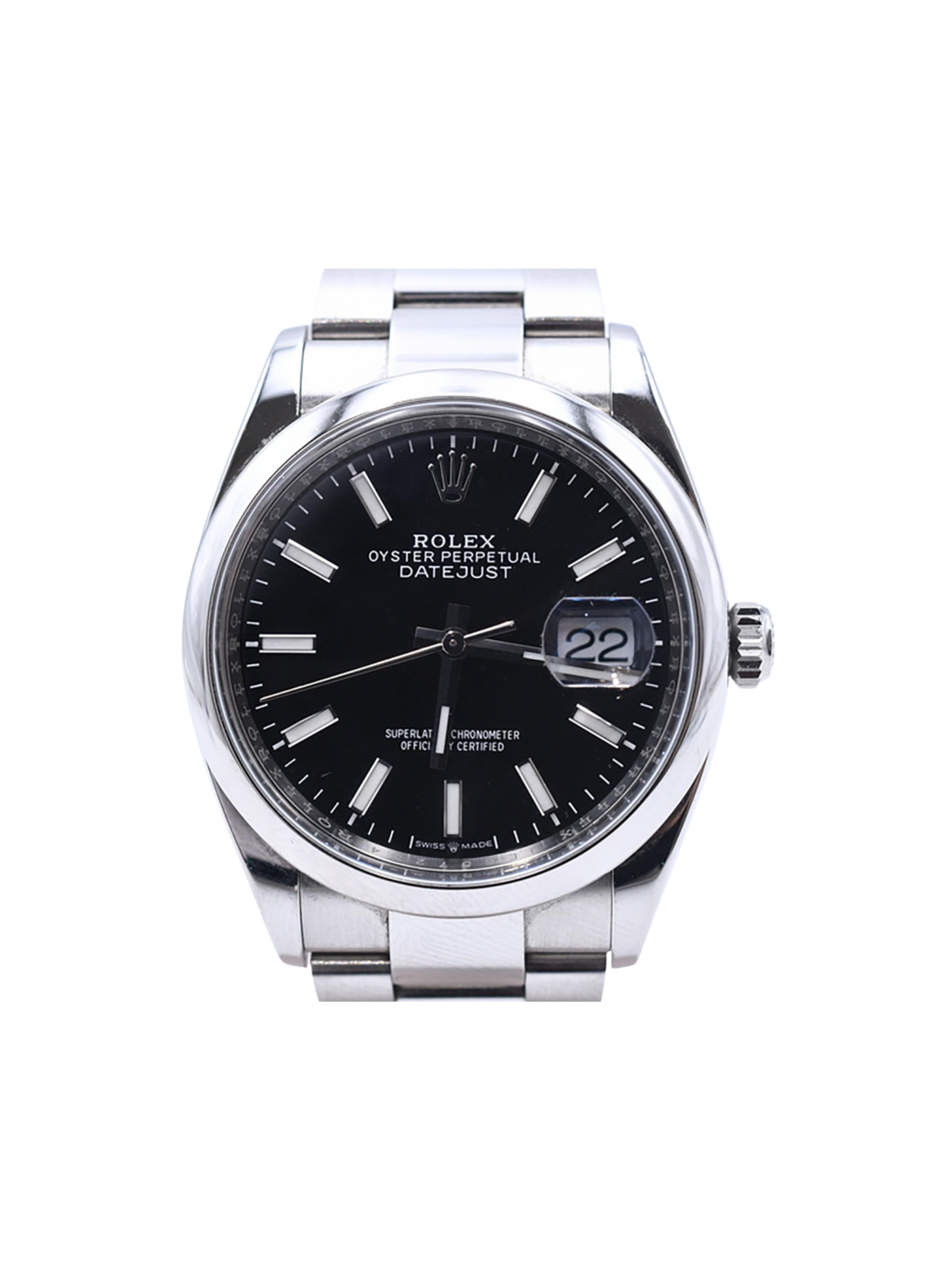 Rolex Datejust 36 Stainless Steel Black Dial 126200